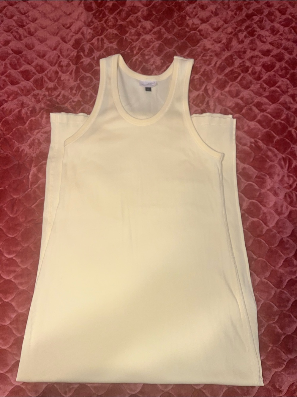Universal Thread Company Sleeveless Ribbed Yellow Maxi Dress - Picture 3 of 4